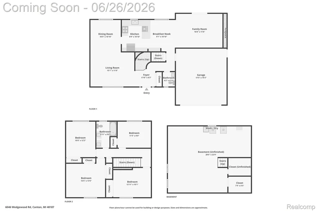 6046 Wedgewood Road Canton Charter Township MI 48187