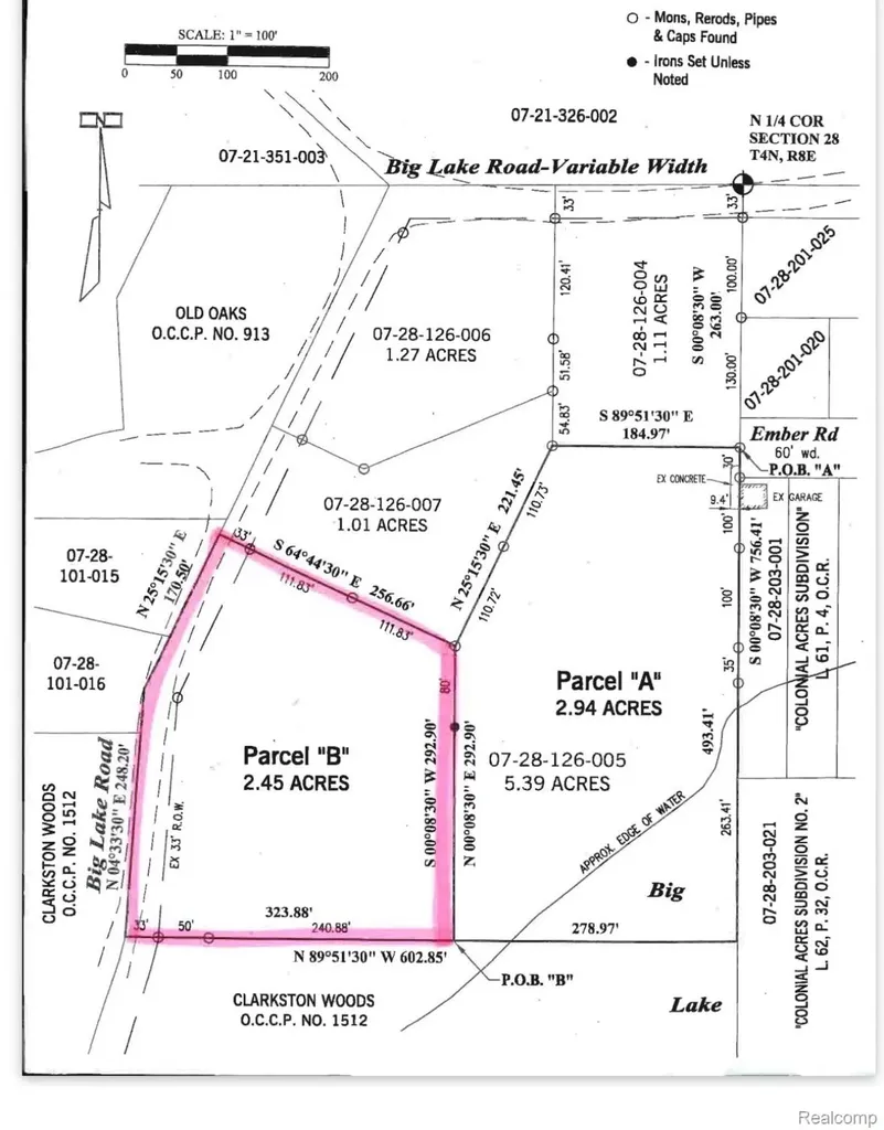 00 Big Lake Road Springfield Charter Township MI 48350