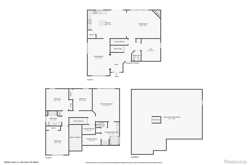 56626 Leeds Lane Macomb Township MI 48042