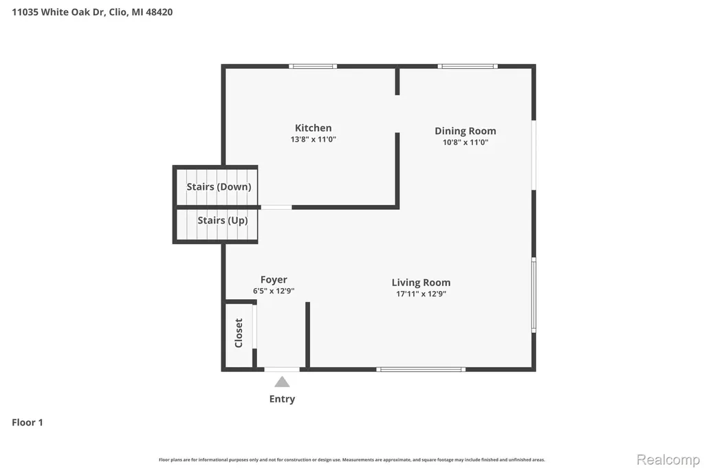 11035 White Oak Drive Vienna Charter Township MI 48420