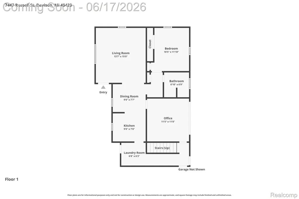 7447 Russell Street Richfield Township MI 48423