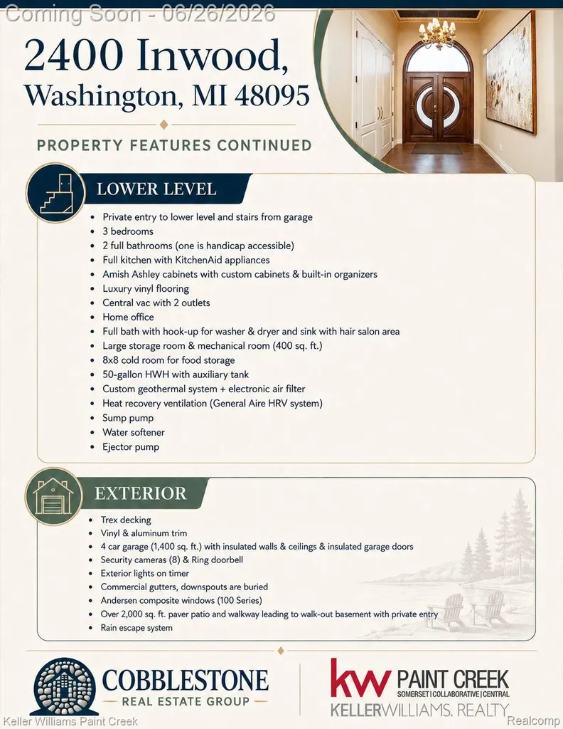 2400 Inwood Road Washington Township MI 48095