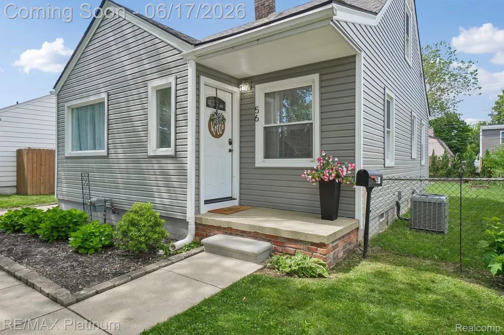 56 Charlevoix Street Clawson City MI 48017