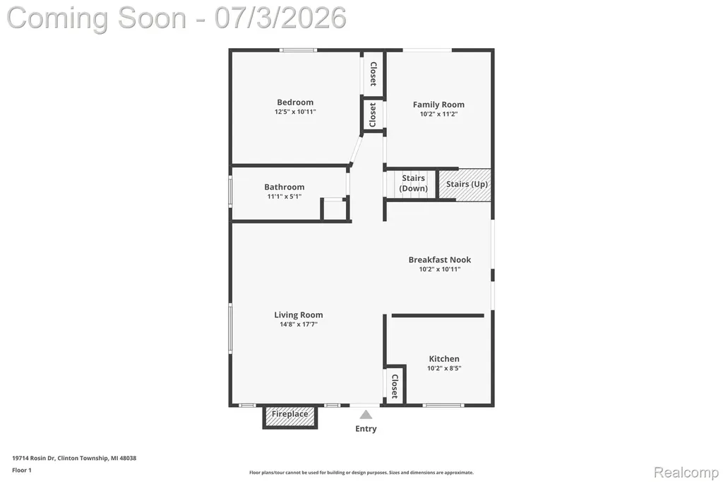 19714 Rosin Drive Clinton Charter Township MI 48038