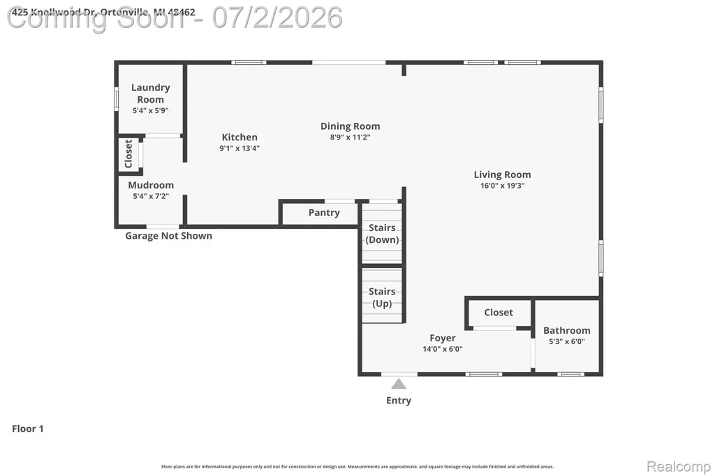 425 Knollwood Drive Brandon Charter Township MI 48462