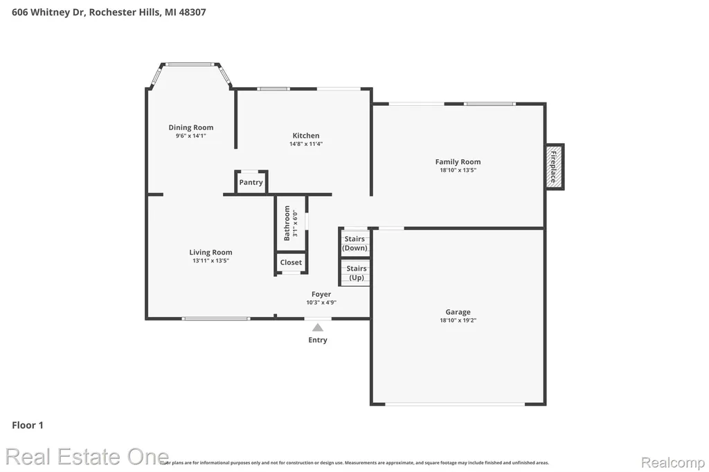 606 Whitney Drive Rochester Hills City MI 48307