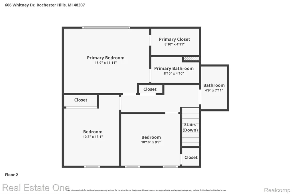 606 Whitney Drive Rochester Hills City MI 48307
