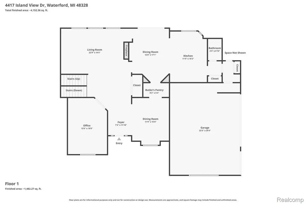 4417 Island View Drive Waterford Charter Township MI 48328