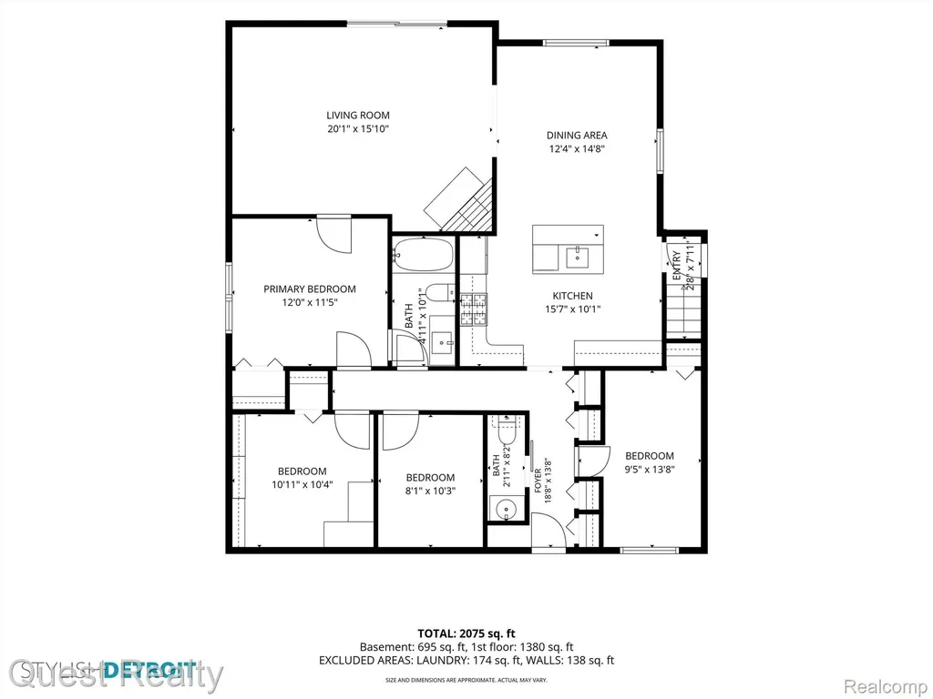 2103 Garry Drive Troy City MI 48083