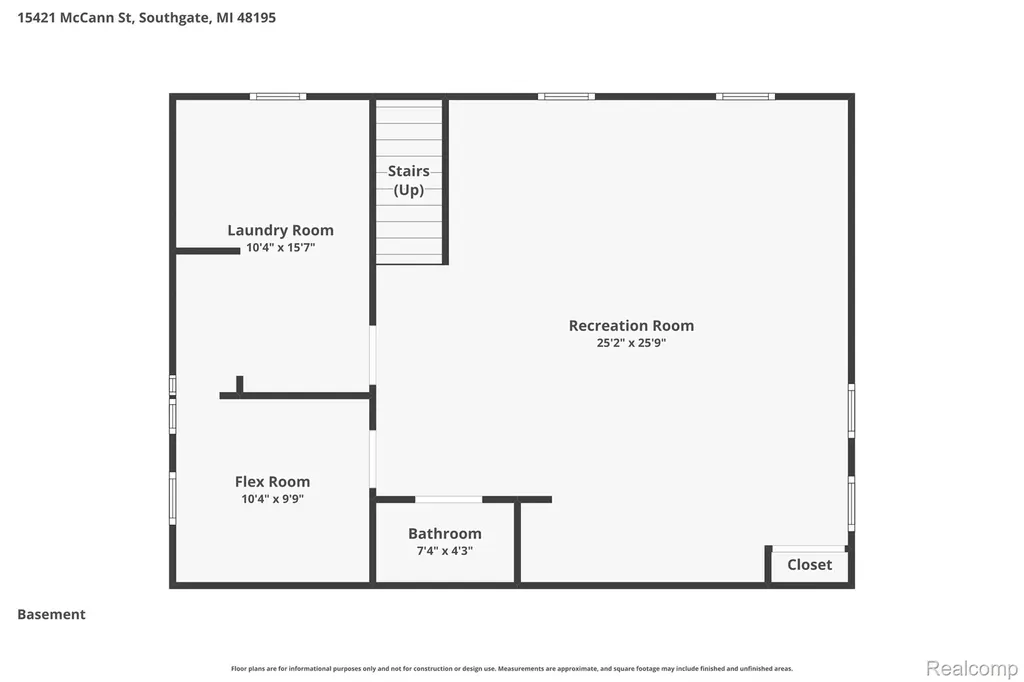 15421 Mccann Street Southgate City MI 48195