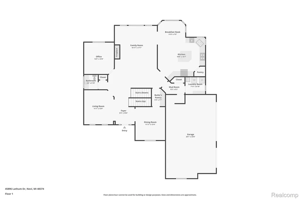45896 Lathum Drive Novi City MI 48374