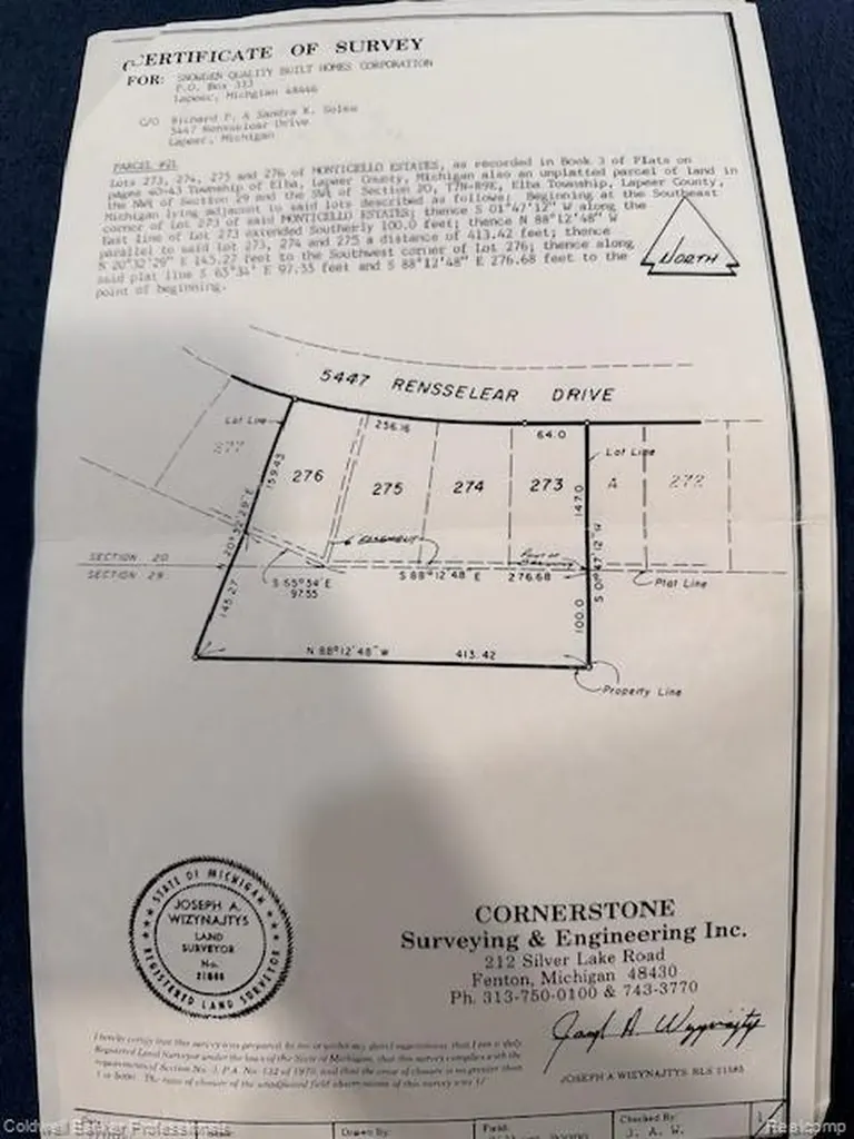 5447 Rensselear Elba Township MI 48446
