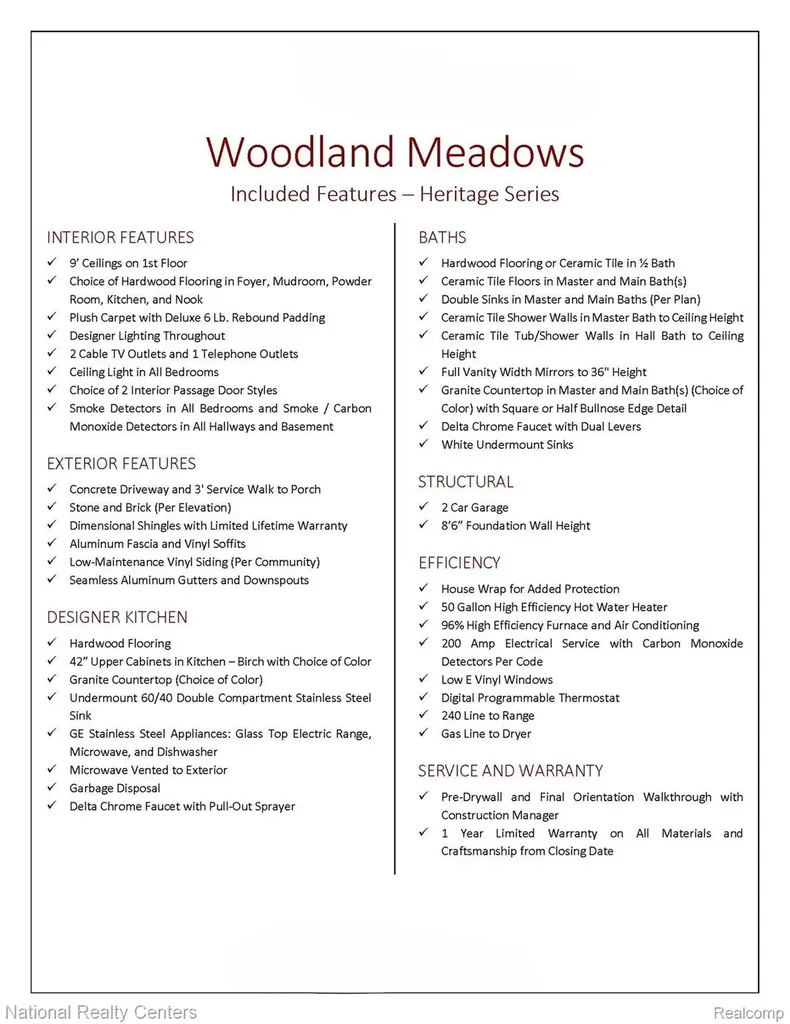 53170 Woodland Meadows Chesterfield Township MI 48047