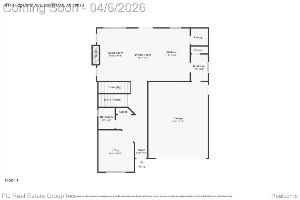 4114 Edgeland Avenue Royal Oak City MI 48073