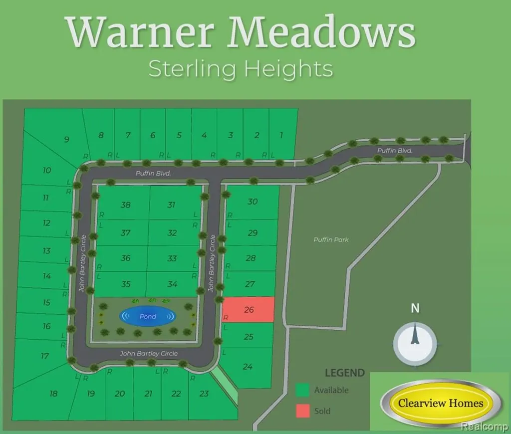 34607 John Bartley Circle Sterling Heights City MI 48310