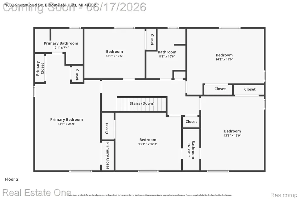 1632 Spotswood Drive Bloomfield Hills City MI 48302