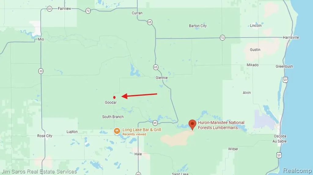 4771 E County Line Road Curtis Township MI 48761