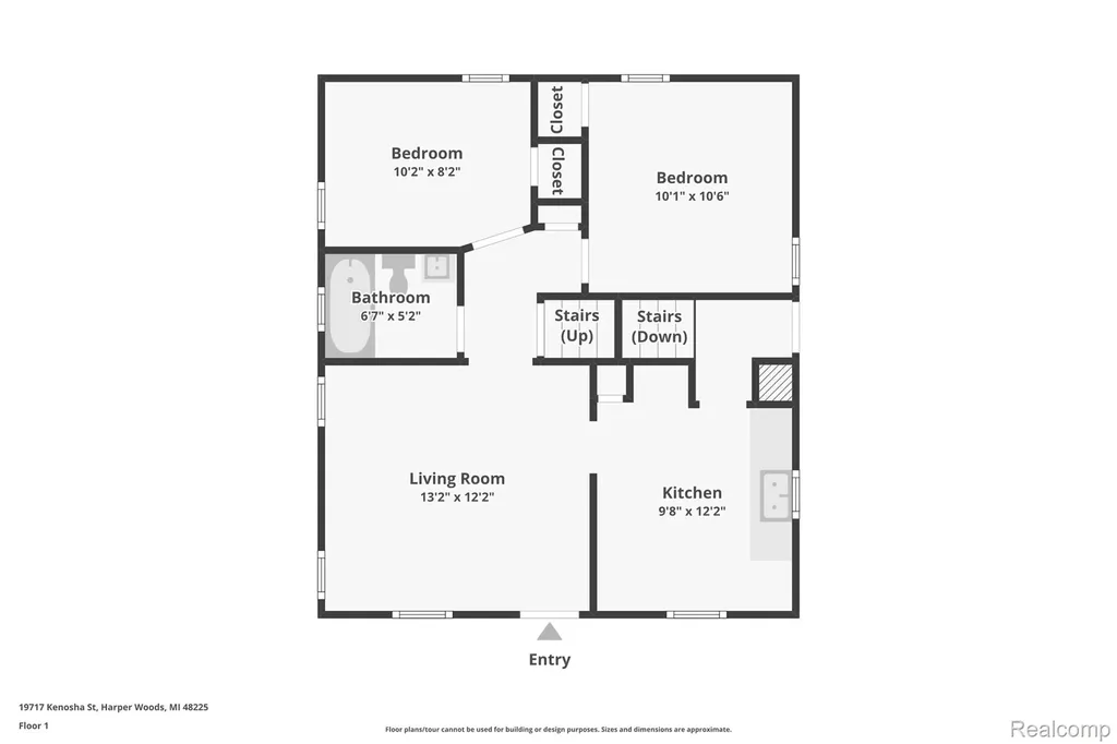 19717 Kenosha Street Harper Woods City MI 48225