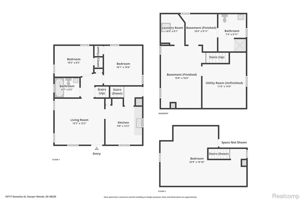 19717 Kenosha Street Harper Woods City MI 48225