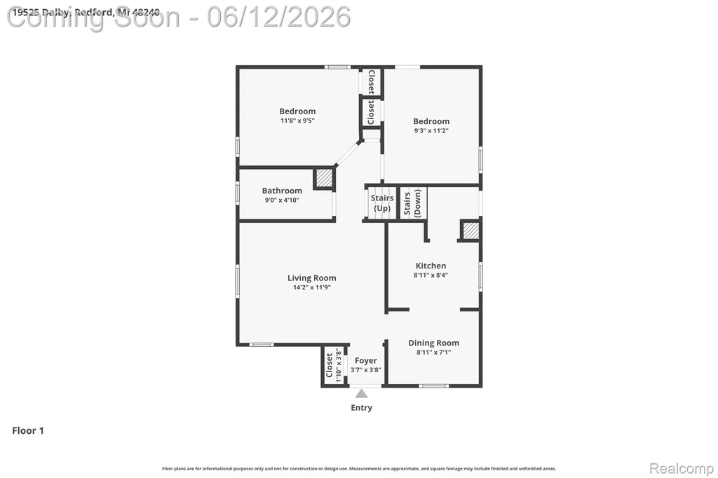 19525 Dalby Redford Charter Township MI 48240