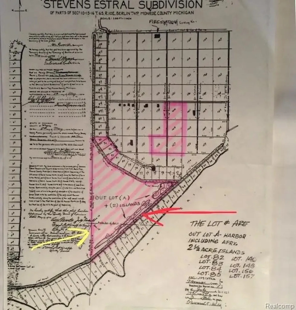 Lot 140, 148, 156 And 157 Center Street Estral Beach Village MI 48166