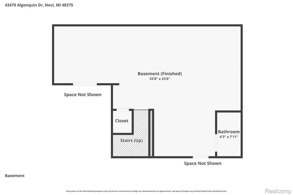 43470 Algonquin Drive Novi City MI 48375
