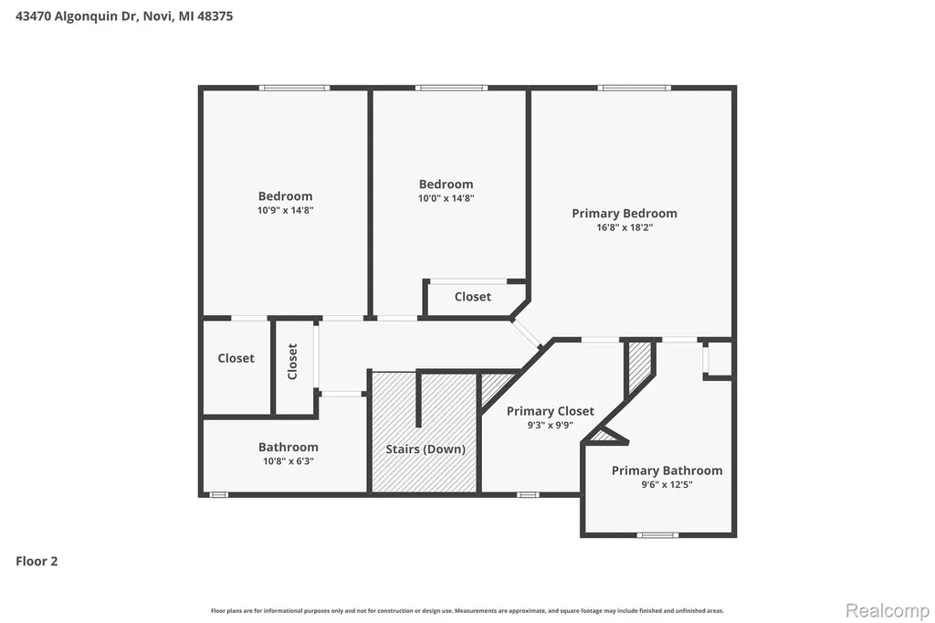 43470 Algonquin Drive Novi City MI 48375