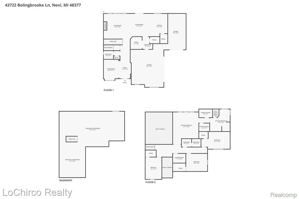 43722 Bolingbrooke Lane Novi City MI 48377