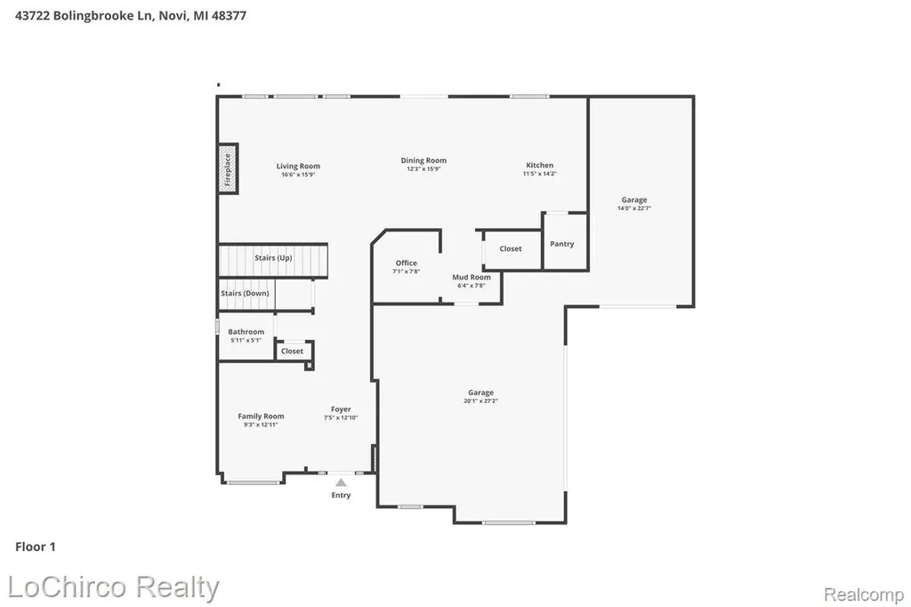 43722 Bolingbrooke Lane Novi City MI 48377