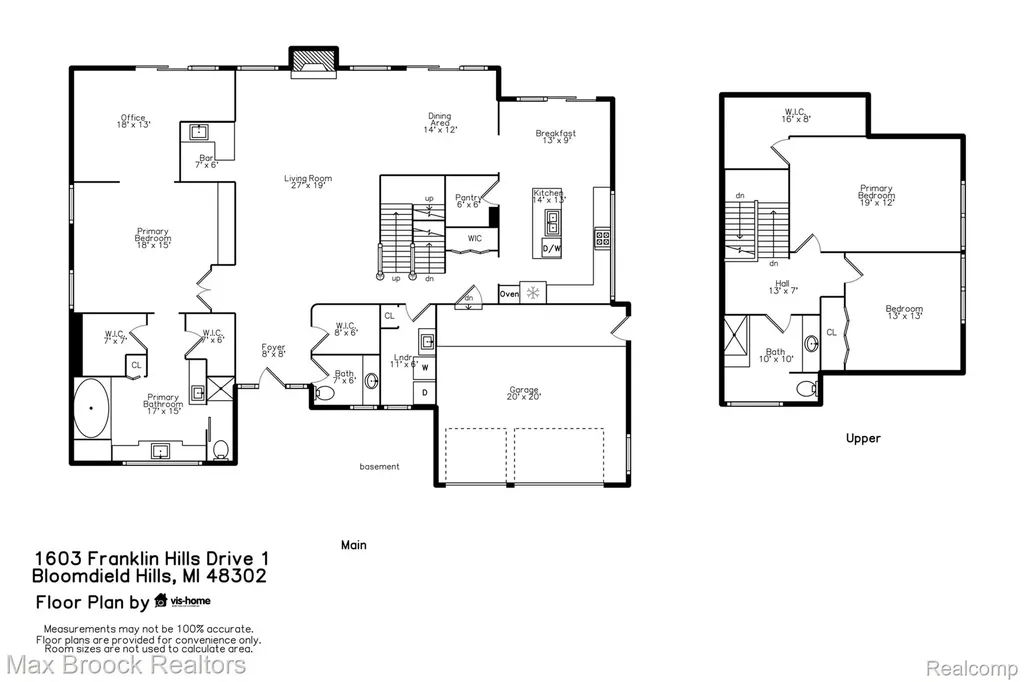 1603 Franklin Hills Drive Bloomfield Hills City MI 48302