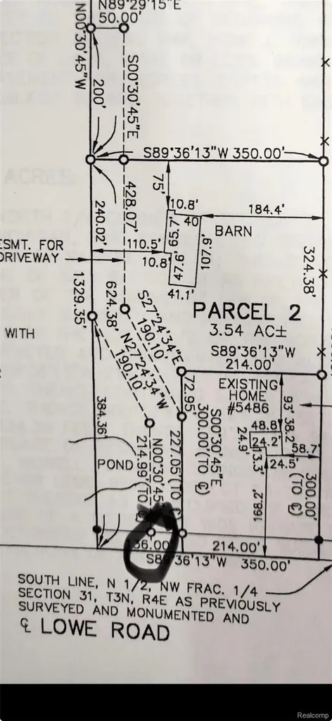 5516 W Lowe Road Howell Township MI 48836