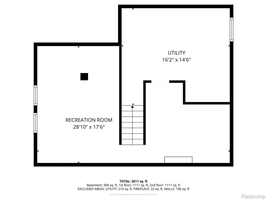1408 S Bates Street Birmingham City MI 48009