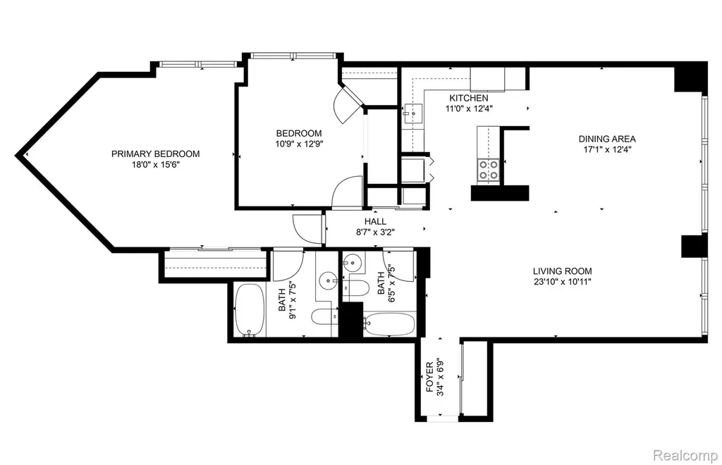 1001 W Jefferson Detroit City MI 48226