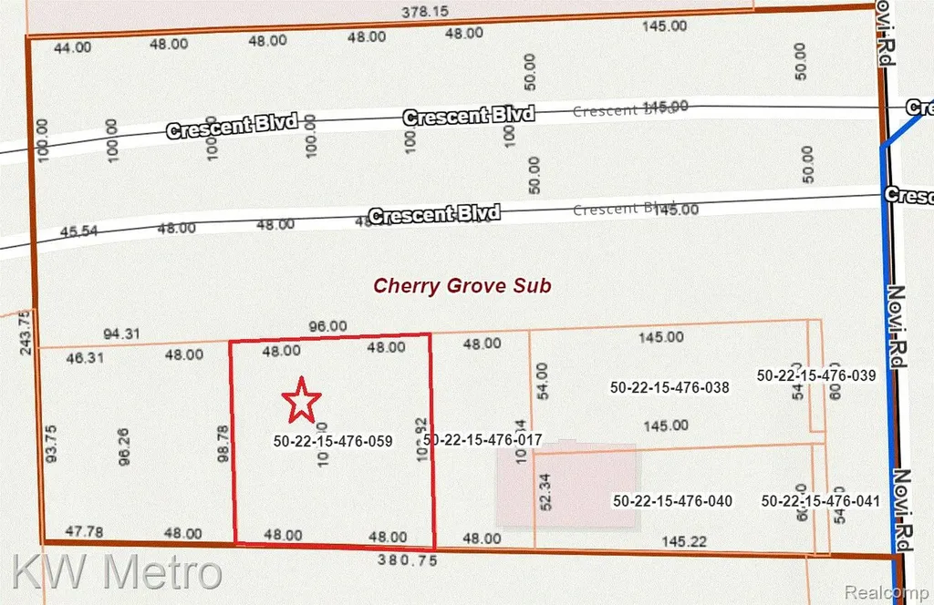 Lot 12, 13 Novi Road Novi City MI 48375