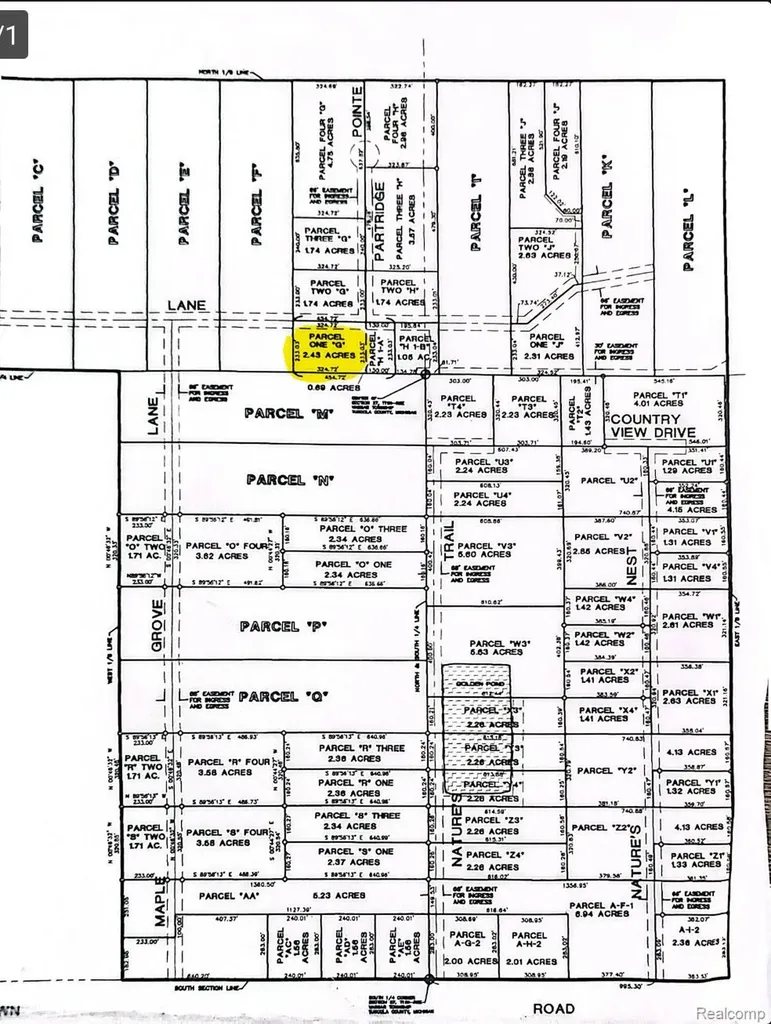 #0015 V/l Birch Lane Vassar City MI 48768