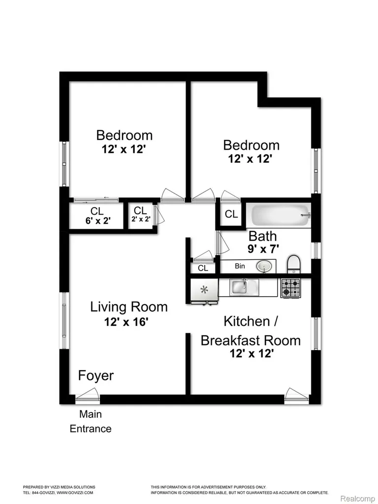 629 W Maple Road Clawson City MI 48017