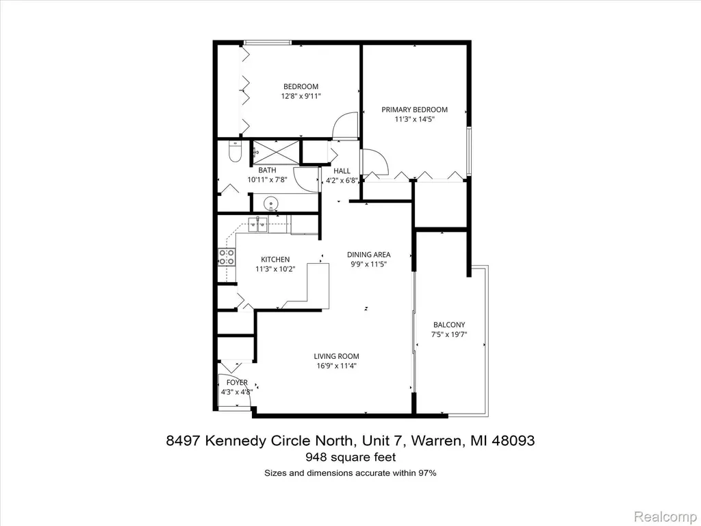 8497 Kennedy Circle Warren City MI 48093