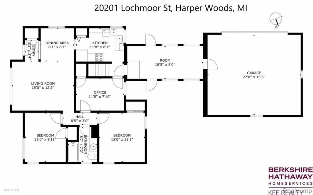20201 Lochmoor Street Harper Woods City MI 48225