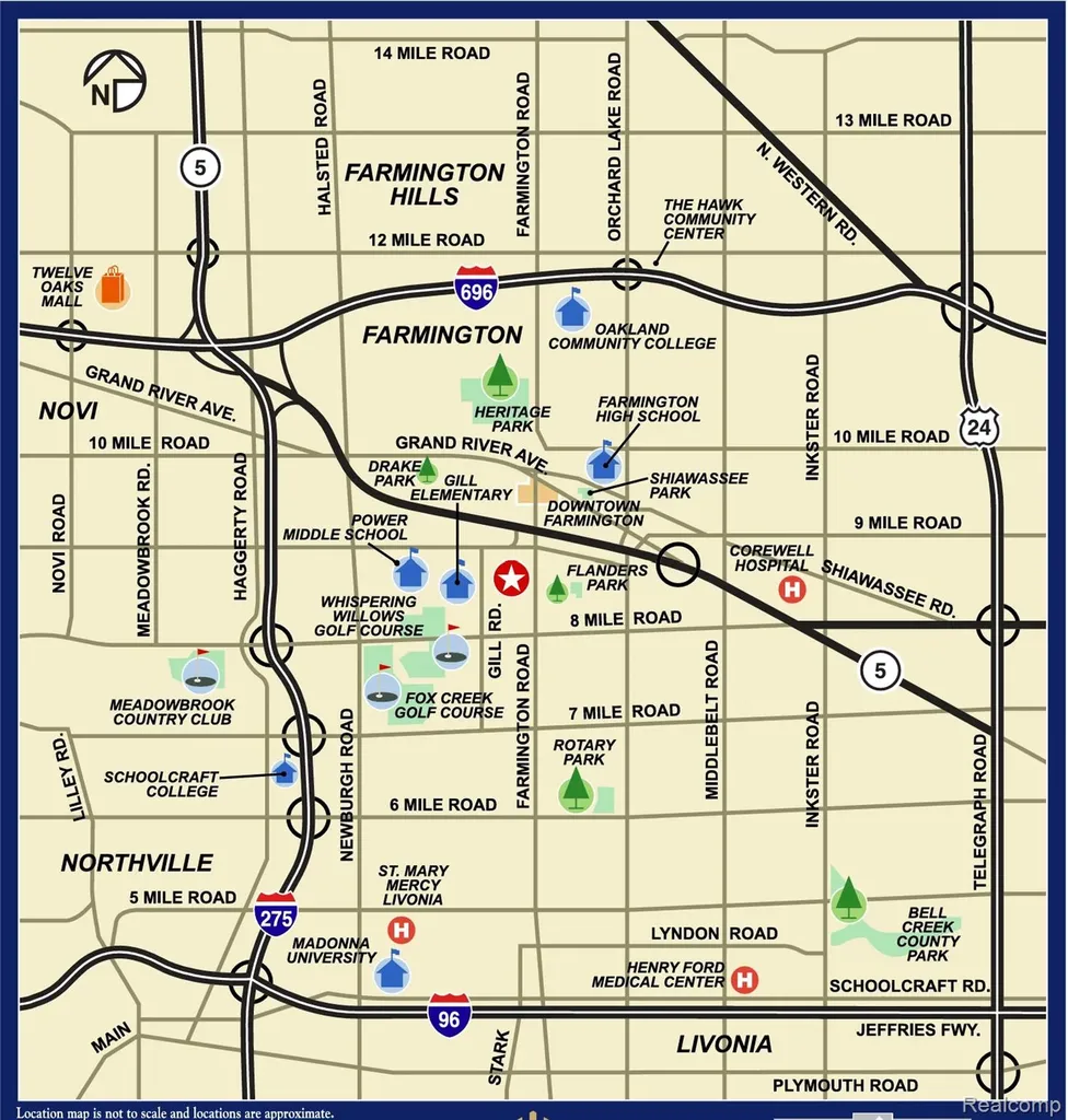 33566 Baldwin Farmington Hills City MI 48336