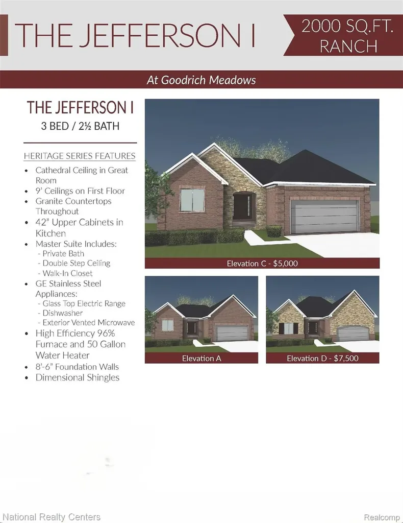 8384 Meadow Creek Drive Goodrich Village MI 48438
