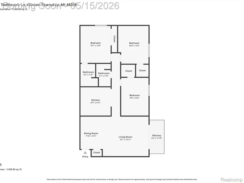 42231 Toddmark Lane Clinton Charter Township MI 48038