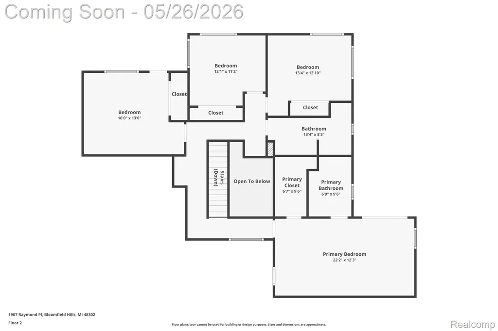 1907 Raymond Place Bloomfield Hills City MI 48302
