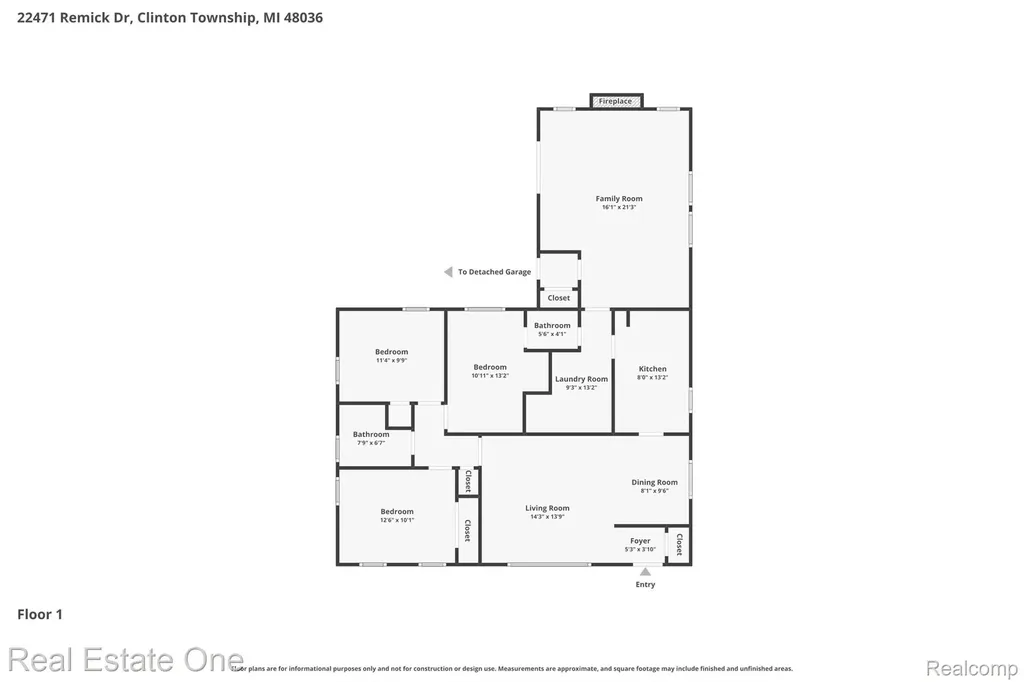 22471 Remick Drive Clinton Charter Township MI 48036