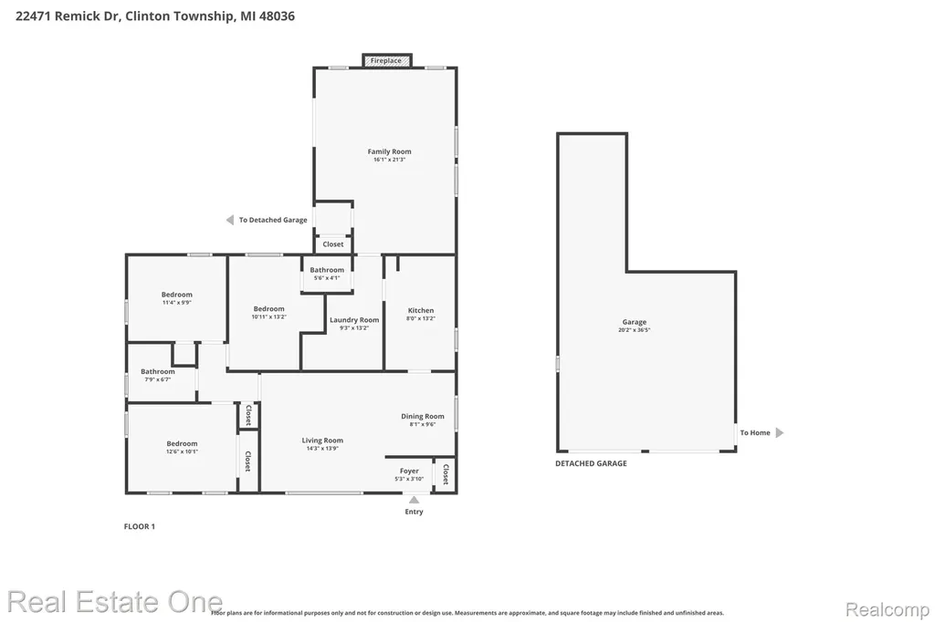 22471 Remick Drive Clinton Charter Township MI 48036