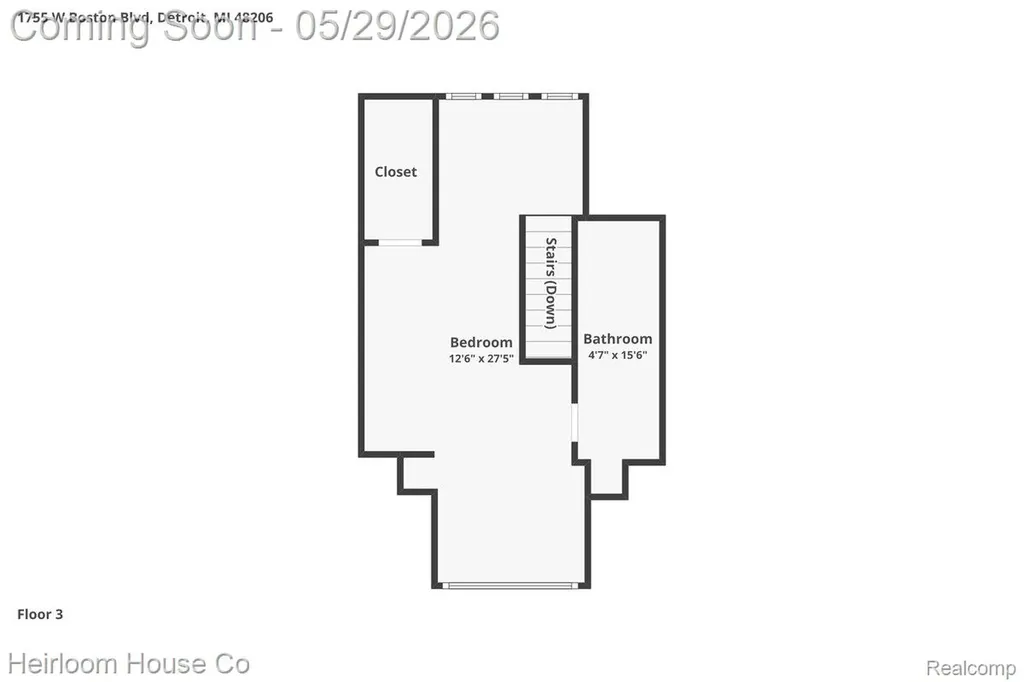 1755 W Boston Boulevard Detroit City MI 48206