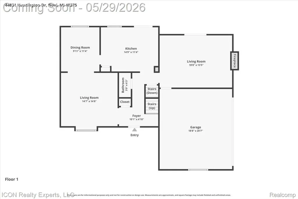 44831 Huntington Drive Novi City MI 48375