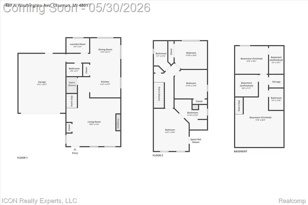 487 N Washington Avenue Clawson City MI 48017