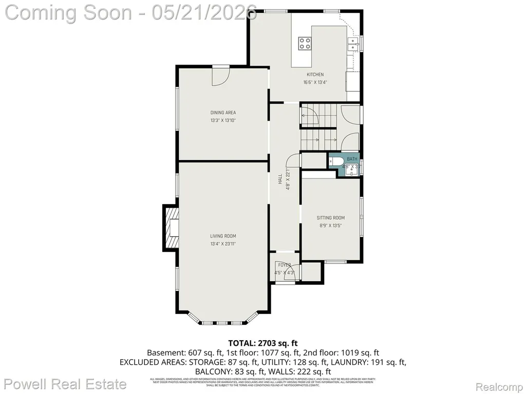 17503 Prairie Street Detroit City MI 48221