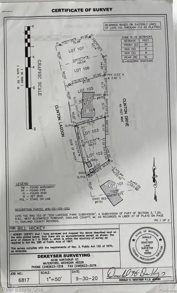 000 Clinton Dr Drive West Bloomfield Charter Township MI 48324