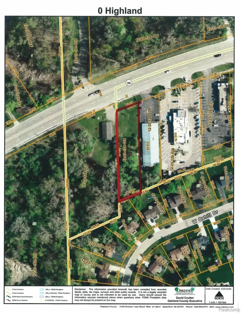V/l Highland Road White Lake Charter Township MI 48386